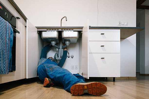 Professional Drain Cleaning technician working in Rush, KY